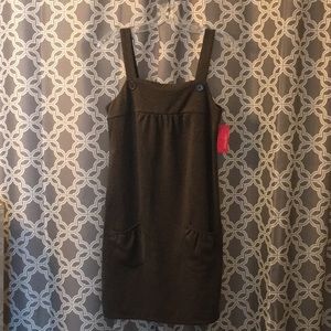 Xhilaration Kids XL Gray Jumper Dress with Pockets